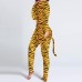Overdose Jumpsuit Damen Einteiler Pyjama Langarm Schlafanzug Sexy V-Ausschnitt Functional Buttoned Flap Overall Nachtwäsche Schlank Trainingsanzug Hausanzug Bodysuit Bekleidung