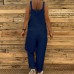 MoneRffi Latzhose Damen Jumpsuit mit Träger Retro Overalls Sommer Oversize Lose Hose Lange Baggy Sommerhose MoneRffi Bekleidung