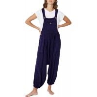 Suncolour Lose Harem-Damen-Latzhose Baggy Sleeveless Casual Jumpsuit Straps Playsuit Pants Dress Bekleidung
