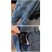 Umstandsmode Latzhose Jumpsuits Schwangere Frauen Denim Latzhose Jeans Jumpsuits blau 3XL Bekleidung
