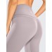 CRZ YOGA Damen Yoga Capri Leggings Sport Hose mit Hoher Taille-Nackte Empfindung -48cm Mond Phase 42 Bekleidung