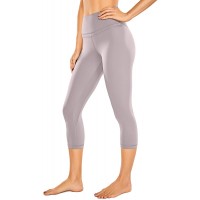 CRZ YOGA Damen Yoga Capri Leggings Sport Hose mit Hoher Taille-Nackte Empfindung -48cm Mond Phase 42 Bekleidung