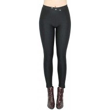 dy mode Damen Thermo Leggings Glanz Thermohose mit Innenfutter - WL067 36 38 - S M WL112 Bekleidung