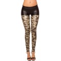 Firstclass Trendstore Leggings mit Taschen Gr. S-XL Army-Look Camouflage Leo-Optik Leggins Damen Bekleidung