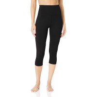 -Marke Core 10 Damen Yoga Foldover High Waist Capri Legging-22 Bekleidung