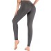 YEBIRAL Damen Sport Leggins mit Taschen - Blickdicht High Waist Leggings Fitnesshose Sporthose Yogahose Streetwear Bekleidung