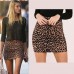 Damen Sommer Rock Skirt Zimuuy Frauen Mode Sexy Leopard Print Skirt High Waist Pencil Skirt Mini Rock Bekleidung