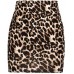 Damen Sommer Rock Skirt Zimuuy Frauen Mode Sexy Leopard Print Skirt High Waist Pencil Skirt Mini Rock Bekleidung
