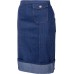Küstenluder Damen Rock Jamila Denim Jeans Pencil Skirt Bekleidung