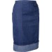 Küstenluder Damen Rock Jamila Denim Jeans Pencil Skirt Bekleidung