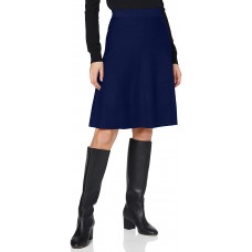 Noa Noa Damen Essential Viscose Knit Knee Length Business Casual Skirt Bekleidung