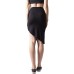 Urban Classics Damen Ladies Asymetric Viscose Skirt Rock Bekleidung