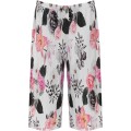 Espania Trading Damen-Stretch-Shorts mit Plisseefalten elastisch Blumenmuster Gr. 40-28 Bekleidung