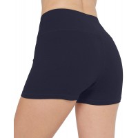 SALSPOR Biker-Shorts mit hoher Taille für Damen mit Taschen Netzstoff 20 3 cm weich für Yoga Fitnessstudio Bekleidung