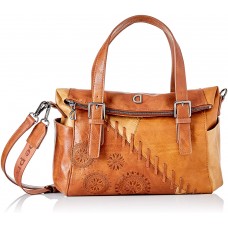 Desigual Womens PU Hand Bag Brown U Schuhe & Handtaschen