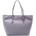 Flora&Co Handtasche Damen Shopper Elegant Tasche Groß Henkeltasche für für Büro Schule Einkauf 6228 Grau Schuhe & Handtaschen