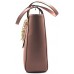 Love Moschino Damentasche aus Kunstleder Farbe Puder Tasche mit Reißverschluss Außentasche Innentaschen Doppelgriffe BIOSABORSE Schuhe & Handtaschen