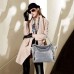 NICOLE & DORIS Damen handtaschen Stilvolle Damen Hobo Umhängetaschen mit großer Kapazität Schultertasche aus PU-Leder Silber Schuhe & Handtaschen