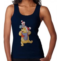 Disney Christmas Hats Winnie The Pooh and Piglet Women's Vest Bekleidung
