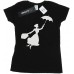 Disney Damen Mary Poppins Flying Silhouette T-Shirt Bekleidung