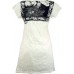 GURU SHOP Sure Long Shirt Minikleid Mantra Damen Baumwolle Bedrucktes Shirt Alternative Bekleidung Bekleidung