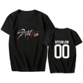 Kpop Stray Kids T-Shirts StrayKids Fan Support T-Shirt Bangchan Felix Hyunjin Jeongin Minho Kurzarm Unisex T-Shirts Bekleidung