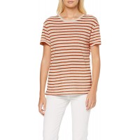 ONLY Damen onlLIN S S JRS T-Shirt Mehrfarbig White Stripes Potters Clay Stripes 36 Herstellergröße S Bekleidung