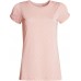 oodji Ultra Damen Gerades T-Shirt mit Einschnitten an den Ärmeln Rosa DE 42 EU 44 XL Bekleidung