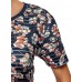 oodji Ultra Damen Kurzes T-Shirt mit Transparenten Streifen Bekleidung