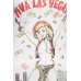 Queen Kerosin Damen T-Shirt | V-Ausschnitt | Frontprint | Printshirt | Pin Up Viva Las Vegas Bekleidung