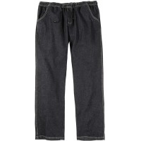 Abraxas Jeans-Hose mit Gummibund Übergröße schwarz Bekleidung