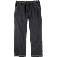 Abraxas Jeans-Hose mit Gummibund Übergröße schwarz Bekleidung