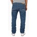 ESRA Herren Jeans Hose Straight Fit Jeanshose Knitteroptik Stretch Jeans Basic Jeanshose AB440 Bekleidung