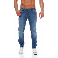 JACK & JONES Tim Original Blue Denim Slim Herren Jeans Hose Bekleidung