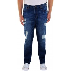Marina del Rey Herren große Größen Jeans Slim Fit im Destroyed Look Dean Bekleidung