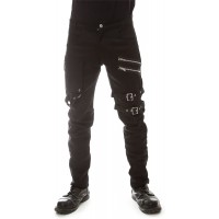 Vixxsin Ice Breaker Männer Jeans schwarz Gothic Vixxsin Bekleidung