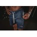Grizzly Wear Cover Shorts | Herren Fitness Kurze Hose | Trainingsshorts für Gym Workout Joggen & Laufhose mit Reißverschluss Bekleidung