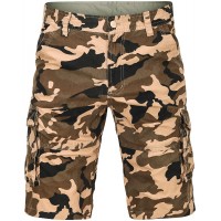 LY4U Herren Camouflage Shorts Multi Pockets Sommer Relaxed Fit Casual Cotton Shorts Wandern Angeln Camping Arbeit Fracht Kampf Hose Bekleidung