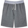UNIFACO Herren Shorts Baumwolle Kurze Hose Casual Sommer Bermuda Shorts Mit Gummizug Bekleidung