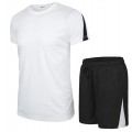 Aibrou Herren Kurzarm Sportswear Set Männer Schnell Trocknend Laufendes T-Shirt Trainingskleidung Jersey Fußball Set Bekleidung