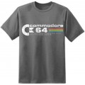 Commodore 64 C64 Retro Computer Men T Shirt Amiga Atari Distressed Print Vintage Bekleidung