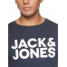JACK & JONES Herren T-Shirt O-Neck JJECorp Logo Tee mit Frontprint Jack & Jones Bekleidung