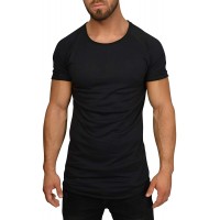 QULAXITY XVI Herren T-Shirt Slim Fit Oversize Bekleidung