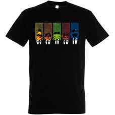 Reservoir Muppets T-Shirt– Sesamstrasse – ReservoirDogs – 100% Baumwolle - Hochwertiger Siebdruck. Bekleidung