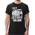 Shirtracer - Opa - Opa & Enkel Freunde fürs Leben! - Tshirt Herren und Männer T-Shirts Shirtracer Bekleidung