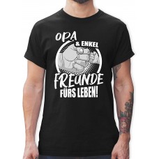 Shirtracer - Opa - Opa & Enkel Freunde fürs Leben! - Tshirt Herren und Männer T-Shirts Shirtracer Bekleidung