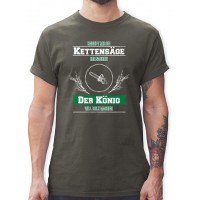 Shirtracer - Statement - Reichet Mir die Kettensäge - Tshirt Herren und Männer T-Shirts Shirtracer Bekleidung