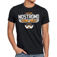 style3 Nostromo Herren T-Shirt Weyland-Yutani Corporation Bekleidung