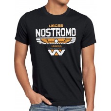 style3 Nostromo Herren T-Shirt Weyland-Yutani Corporation Bekleidung