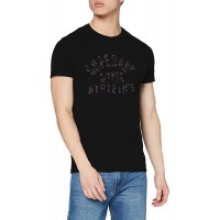 Superdry Herren Black Out Tee T-Shirt Bekleidung